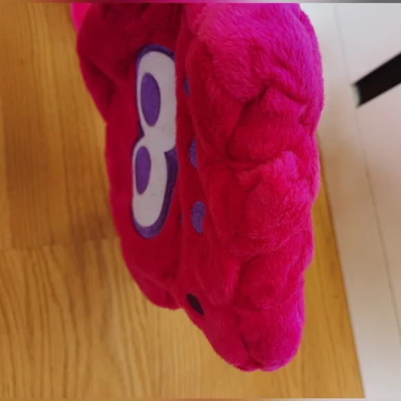 Nintendo Switch Splatoon 2 Hori Pink Squid Plush Pouch With Shoulder Strap - Picture 7 of 7